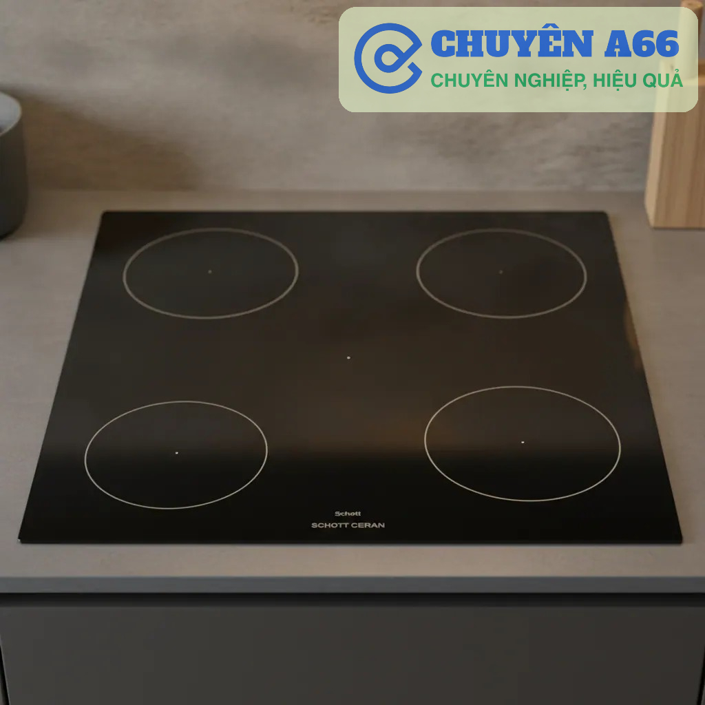 Mặt kính EuroKera là vật liệu gốm thủy tinh (glass ceramic) chuyên dùng cho bếp từ và bếp điện