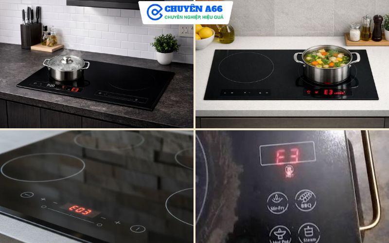 Lỗi E3 trên bếp từ thường xuất hiện khi điện áp đầu vào vượt ngưỡng cho phép. Người dùng cần nhận biết dấu hiệu báo lỗi, kiểm tra nguồn điện, ổ cắm, aptomat và cân nhắc sử dụng ổn áp để bảo vệ bo mạch, hạn chế hư hỏng linh kiện cũng như giảm chi phí sửa chữa.