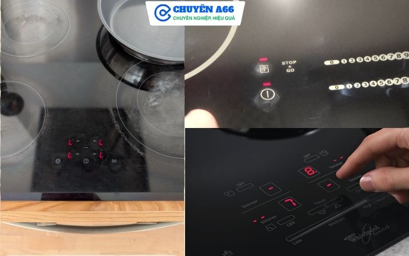 Bảng điều khiển bếp từ gặp các sự cố thường gặp như khóa trẻ em bị kích hoạt, cảm ứng không phản hồi, xuất hiện mã lỗi C cùng hướng dẫn kiểm tra và cách xử lý an toàn tại nhà